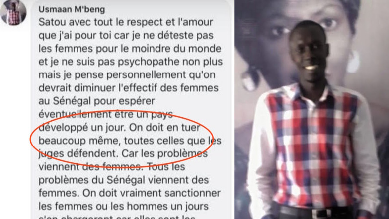 Appel à tuer les femmes : la procureur demande 6 mois de prison ferme contre Ousmane Mbengue