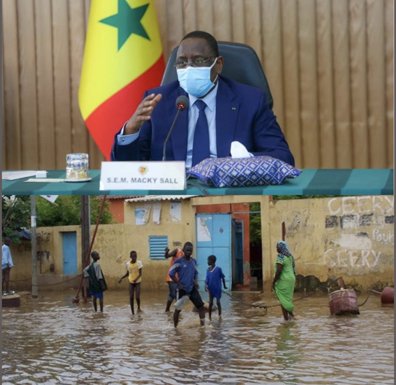 Macky Sall annonce la poursuite du Plan décennal de lutte contre les inondations