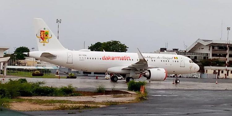 Photos : Le nouvel avion de Macky est âgé d’au moins 8 ans