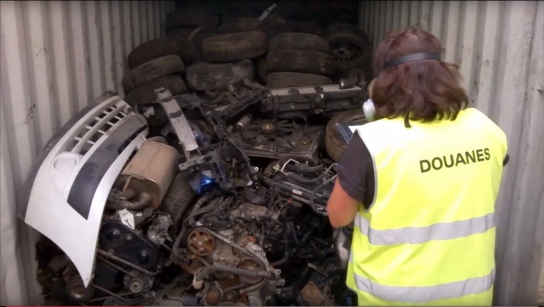 Exportation de déchets : Deux conteneurs à destination du Sénégal saisis par la douane de Lille