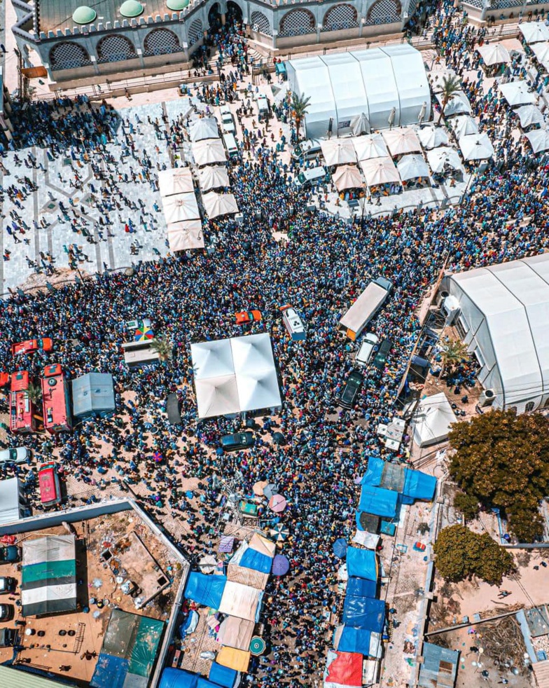 Magal : grosse affluence à la grande mosquée de Touba (photos)