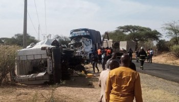 Ndangalma: 16 morts dans une collision entre un camion et un bus