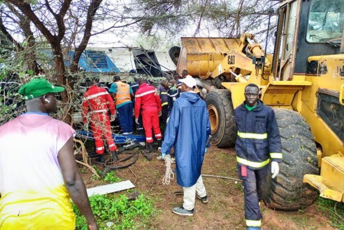 Accident entre Saint-Louis et Louga : 01 mort et 11 blessés graves enregistrés