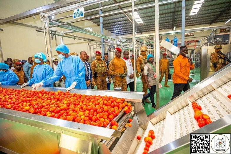 Le Burkina inaugure sa deuxième usine de transformation de tomates