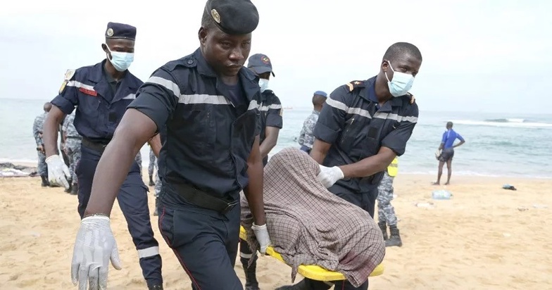 Des naufragés dans la brèche échouent sur la plage de Lompoul