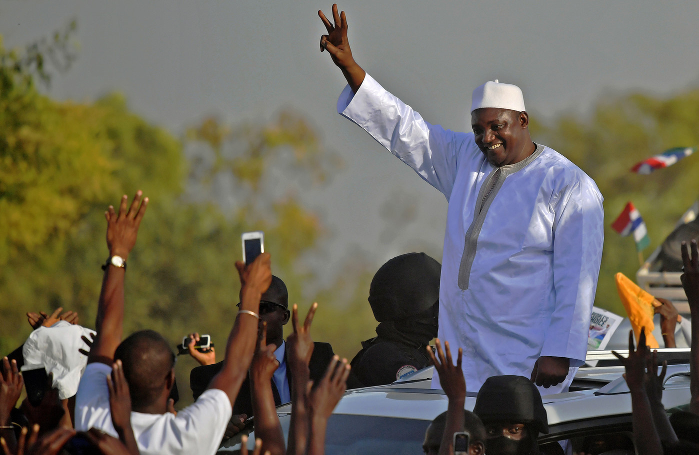 Adama Barrow arrivé à Dakar peu avant 12 heures