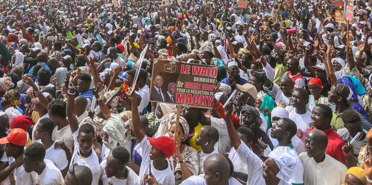 PHOTOS - ​Meeting de Macky SALL à Richard-Toll : Le maire Amadou Mame DIOP en démonstration de force