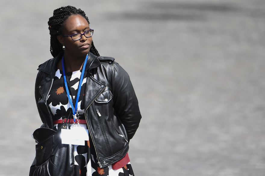 Sibeth Ndiaye, porte-parole du gouvernement, le 14 mai 2017 à Paris Crédit : MARTIN BUREAU / AFP