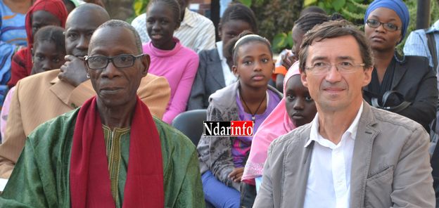 Alioune Badara Coulibaly, président du CEPS et Thierry Dessolas, directeur de l’Institut Français.