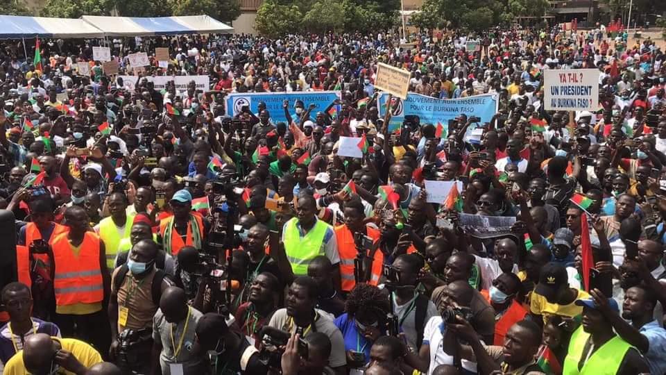 Burkina Faso : manifestation contre la dégradation de la situation sécuritaire dans la région du Sahel