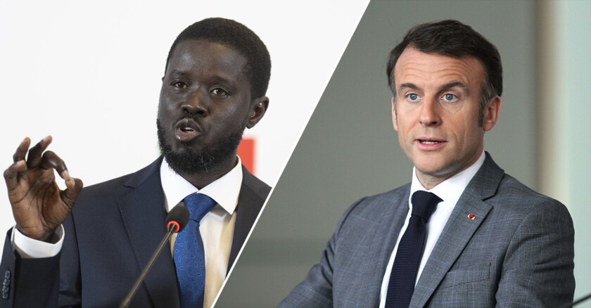 Emmanuel Macron a eu un entretien téléphonique avec le président Bassirou Diomaye Faye