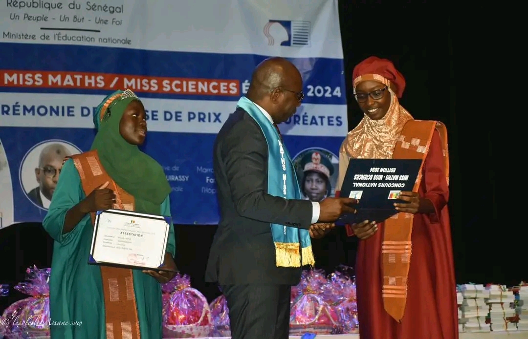 Concours Miss Maths/ Miss Sciences : Les élèves Khady Sène (Touba) et Ramatoulaye Kane (Diourbel) honorées 