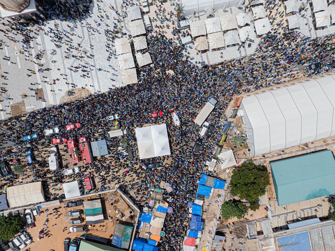 Magal : grosse affluence à la grande mosquée de Touba (photos)