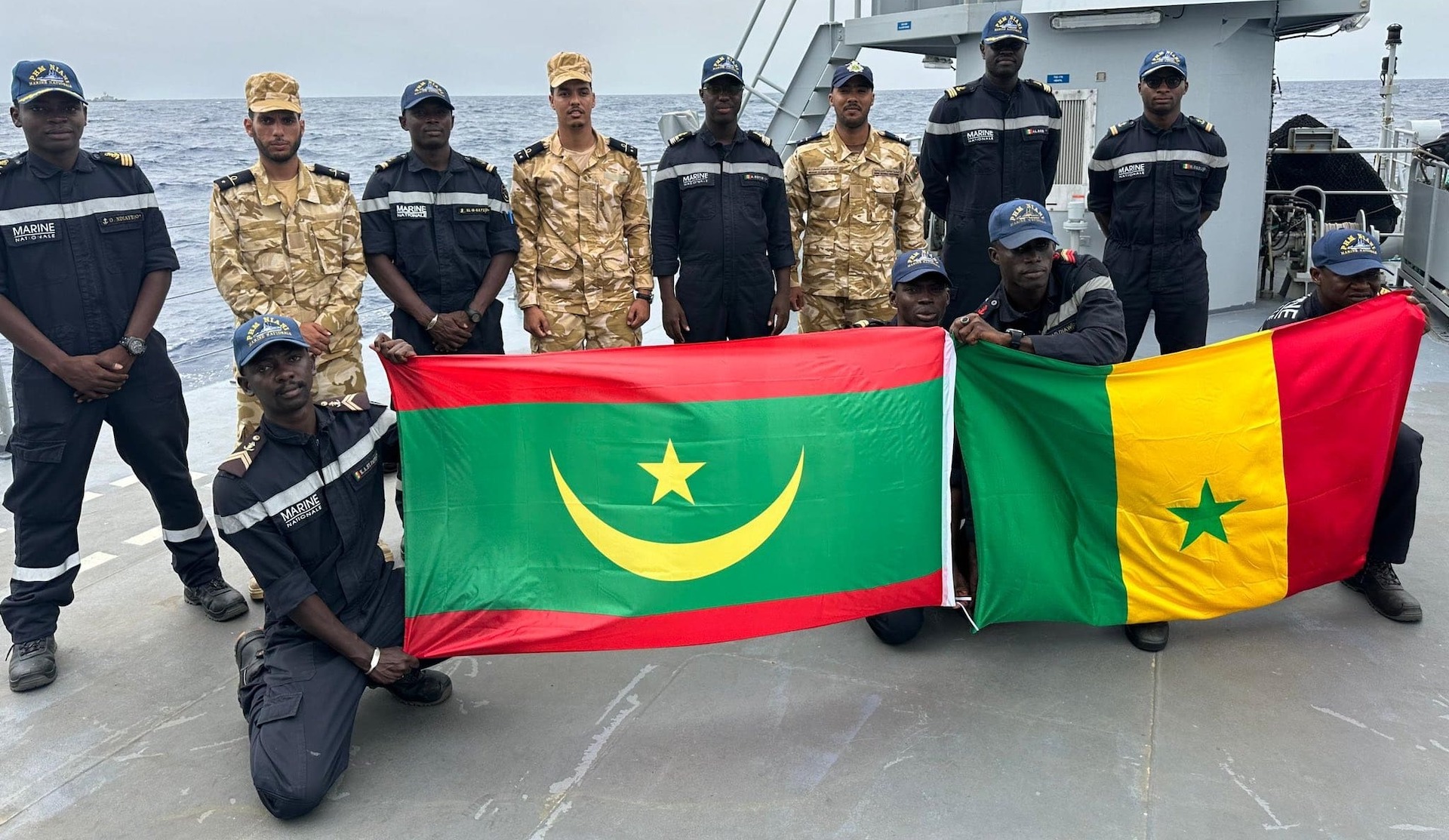 Opération maritime conjointe entre le Sénégal et la Mauritanie