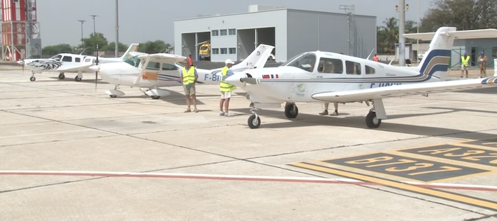 Tourisme solidaire : le Raid Latécoère-Aéropostale atterrit à l’aéroport de Saint-Louis.