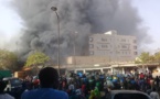 Dakar : Un incendie d’une grande ampleur déclaré au marché Petersen