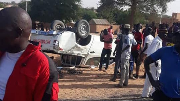 Un pick-up se renverse entre Saint-Louis et Louga