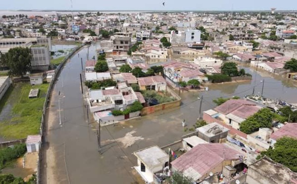 ​Saint-Louis : les inondations exhument l’échec des réseaux d’assainissement (vues aériennes)