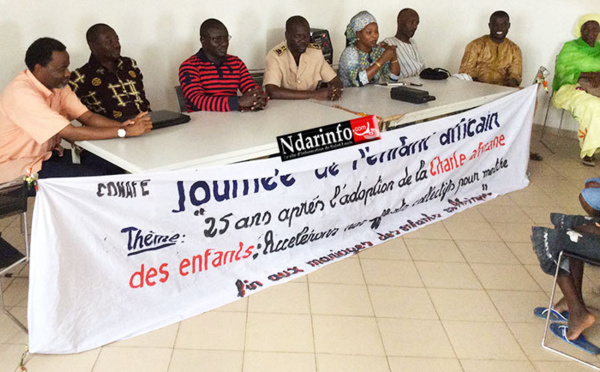 Journée de l'enfant africain: l'adjoint au gouverneur Babacar Bâ appelle les parents à la sérénité.