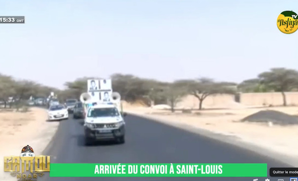 DIRECT - GAMOU NDAR 2024 : Arrivée du convoi officiel à Saint-Louis