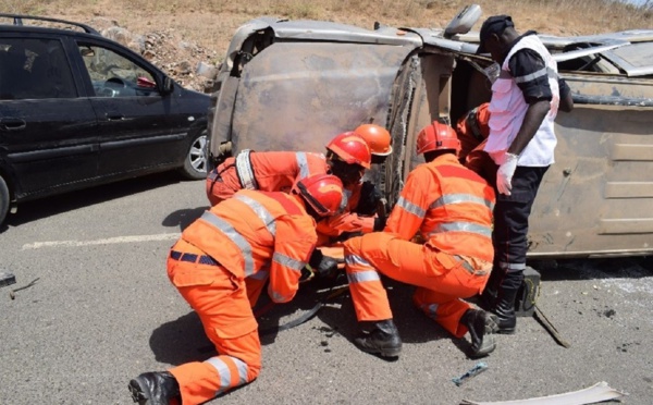 Collision entre un minicar et un véhicule de la gendarmerie à Gandon :  22 blessés dont 10 dans un état grave