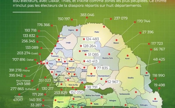 Nouvelle carte électorale : Dakar se taille la part du lion