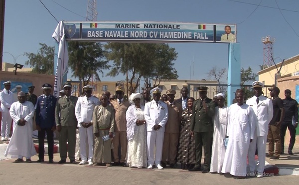 La base navale de Saint-Louis baptisée du nom du capitaine de vaisseau Hamédine Fall