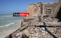 Houle dangereuse : le phare de Guet-Ndar terrassé par les vagues. Regardez !