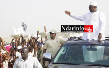 VIDEO | L’arrivée de Macky SALL à Saint-Louis et l’inauguration du château de Leybar.