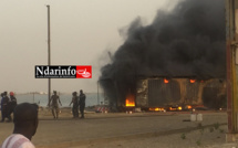 ( VIDEO ) Le film de l'incendie au port de Saint-Louis 