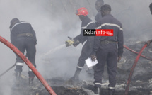 Incendie au marché NDAR : l’intervention rapide des sapeurs freine le danger