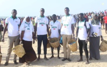 " SAMM SUNUY TEFESS " : la Jeunesse Patriotique du Sénégal (JPS) nettoie la plage de l'hydrobase (Photos)