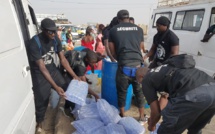 Saint-Louis : des talibés tidianes offrent des sachets d’eau fraîche aux pèlerins du Magal de Touba