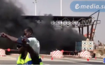 Incendie sur l'autoroute à péage MBOUR - DAKAR