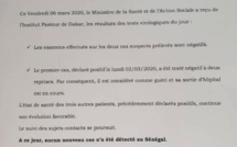 Coronavirus au Sénégal : guérision du "cas zéro"