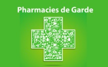 Les Pharmacies de Garde du 23 juillet 2020 au 09 janvier 2021