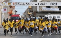 Lancement des 10 km de Saint-Louis, vendredi.