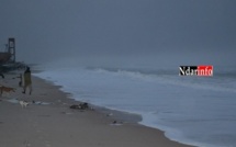 La mer en furie : de grosses vagues ont attaqué la Langue de Barbarie ( Vidéos - Photos)