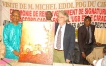 L'UGB et le CIRAD renouvellent leur convention de partenariat.