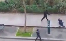 Vidéo choquante – Paris : La caméra cachée de l’attentat de Charlie Hebdo où les terroristes tuent un policier. Regardez