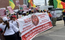 New York : des manifestants hostiles à Macky SALL à la 78ème session de l’Assemblée générale des Nations Unies