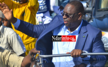 Macky SALL à Saint-Louis, samedi.