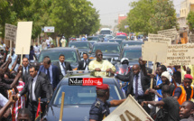 VIDEO - le Film de l'arrivée du président Macky SALL et de Mouhamed VI à Saint-Louis.