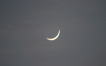 Saint-Louis : le croissant lunaire très visible (images)