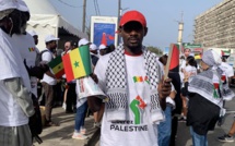 Dakar : une marche proteste contre les massacres des palestiniens à Gaza