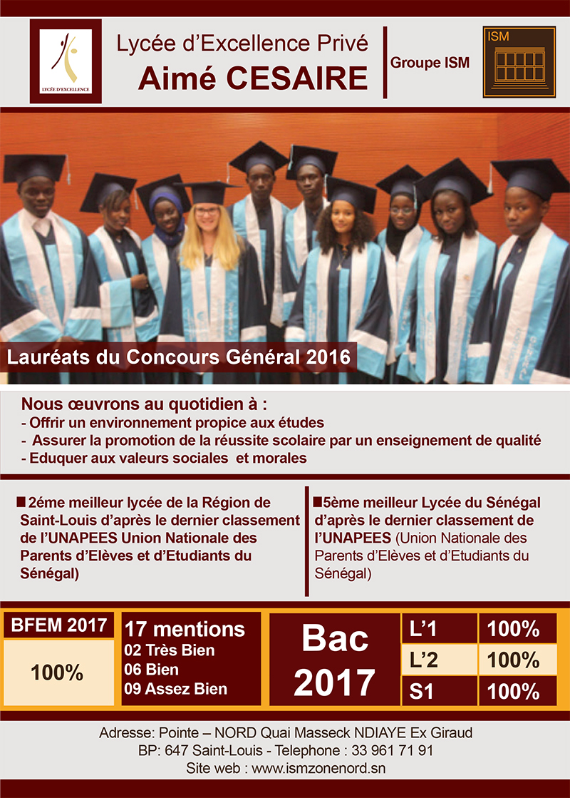 Rentrée académique 2017 Groupe ISM NORD